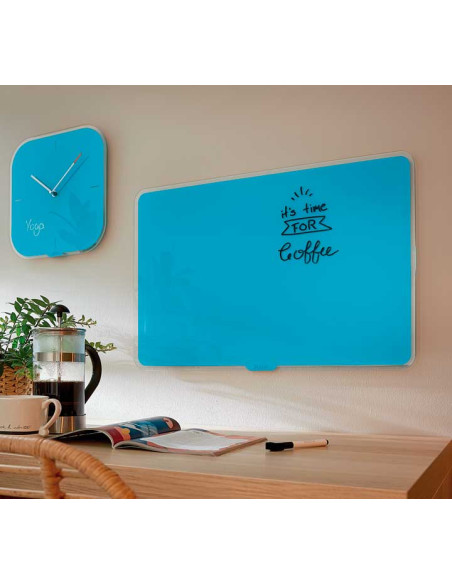 PIZARRA CRISTAL MAGNETICA LEITZ COSY 60x40 CM AZUL