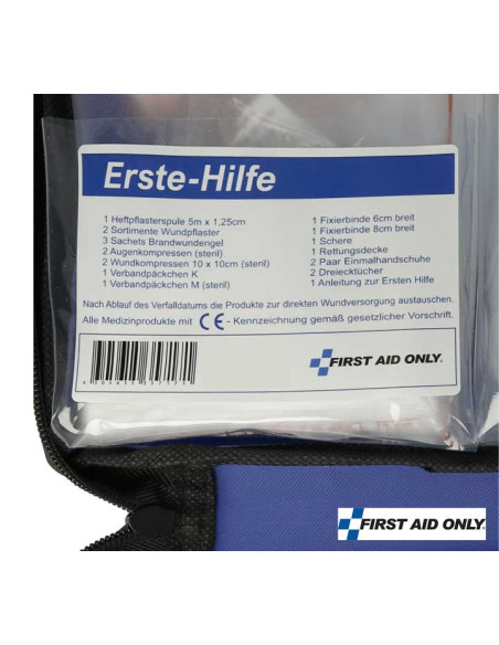 KIT DE PRIMEROS AUXILIOS CON CREMALLERA