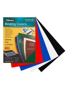 PACK 50 PORTADAS FELLOWES SÍMIL PIEL CARTÓN 750gr