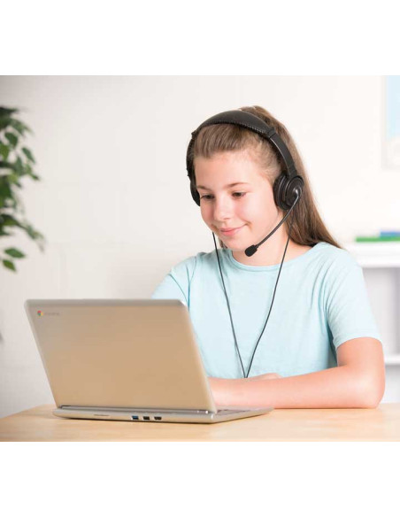 AURICULARES CON MICRO KENSINGTON HI-FI USB