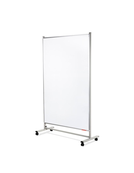 PIZARRA LACADA MAGNETICA ROCADA 120x180 DOBLE CARA BLANCA CON RUEDAS