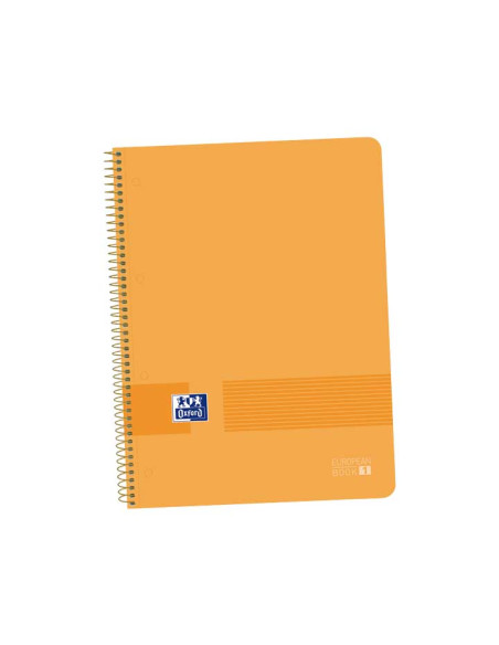 BLOC OXFORD SCHOOL EUBOOK 1 LIVE&GO microtapa PP A4 80h CUADRIC5x5 90g MELOCOTON