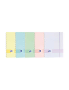 CARPETA DE 20 FUNDAS OXFORD LIVE&GO A4 COLORES PASTEL