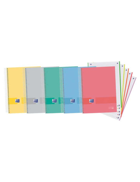 OXFORD CUADERNO &YOU EUROPEANBOOK 5 WHITE&ERASE 120H A4 5X5 MICROPERFORADO TEXTRADURA CSURTIDOS