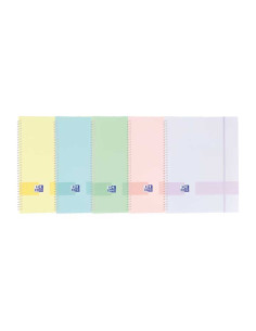 CARPETA DE 40 FUNDAS OXFORD LIVE&GO A4 COLORES PASTEL