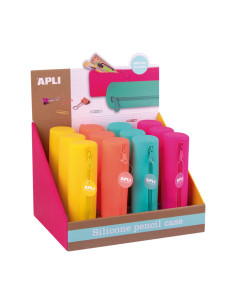 EXPOSITOR 12 ESTUCHES APLI SILICONA FLUOR COLLECTION