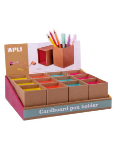 EXPOSITOR 12 CUBILETES APLI KRAFT FLUOR COLLECTION