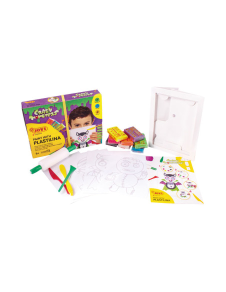 EXPOSITOR 6 KITS JOVI PAINT WITH PLASTILINE