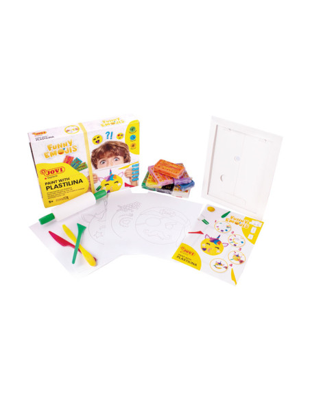 EXPOSITOR 6 KITS JOVI PAINT WITH PLASTILINE