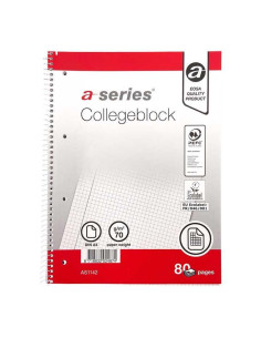CUADERNO ESPIRAL A-SERIES A4 80h