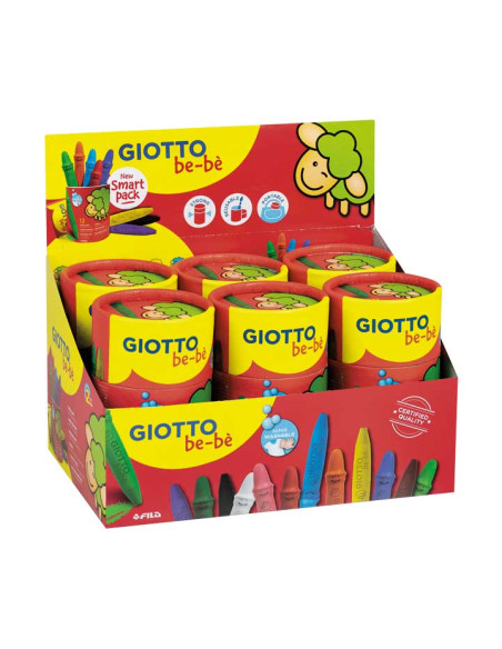 CERAS GIOTTO BEBE BOTE DE 12 ud EXPOSITOR DE 6