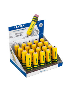 EXPOSITOR 20 GOMAS DE BORRAR LYRA temagraph