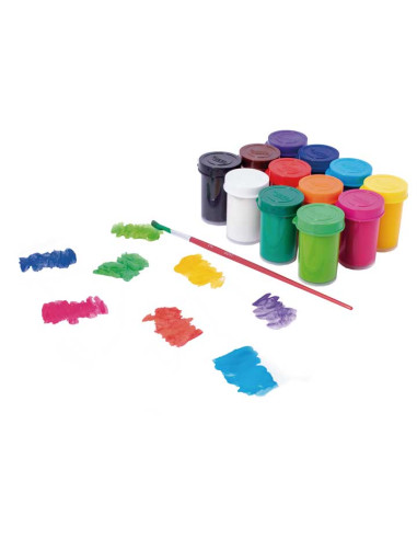 ESTUCHE 12 TÉMPERAS JOVI GOUACHE 15ml
