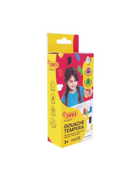 ESTUCHE 6 TÉMPERAS JOVI GOUACHE 15ml