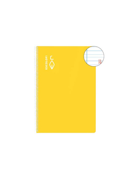 CUADERNO ESPIRAL 100h ESCOLOFI 4 MONTESSORI 35 CON MARGEN