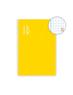 CUADERNO ESPIRAL 100h ESCOLOFI F 4x4 CON MARGEN