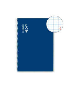 CUADERNO ESPIRAL 100h ESCOLOFI F 4x4 CON MARGEN