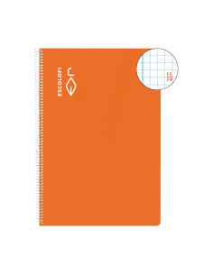 CUADERNO ESPIRAL 100h ESCOLOFI F 5x5 CON MARGEN