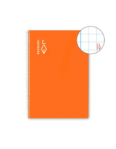 CUADERNO ESPIRAL 100h ESCOLOFI F 8x8 CON MARGEN