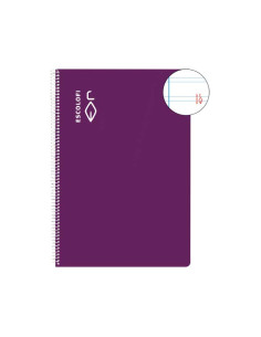 CUADERNO ESPIRAL 100h ESCOLOFI F PAUTA 25 CON MARGEN