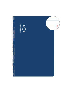 CUADERNO ESPIRAL 100h ESCOLOFI F PAUTA 35 CON MARGEN