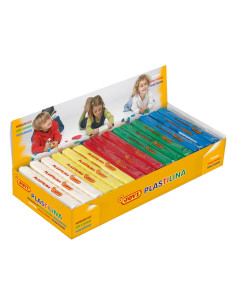 JOVI PLASTILINA PASTILLA 150GR 5 COLORES BÁSICOS SURTIDOS CAJA EXPOSITORA 15 UD