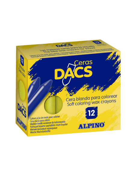 CAJA 12 CERAS DACS ALPINO