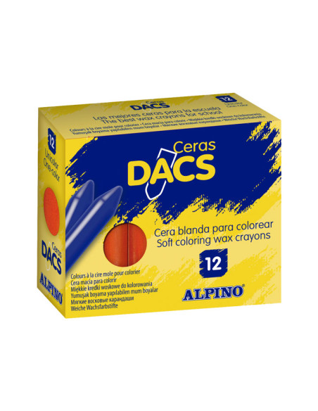 CAJA 12 CERAS DACS ALPINO