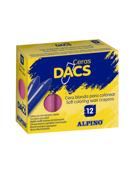 CAJA 12 CERAS DACS ALPINO