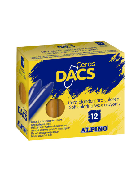 CAJA 12 CERAS DACS ALPINO