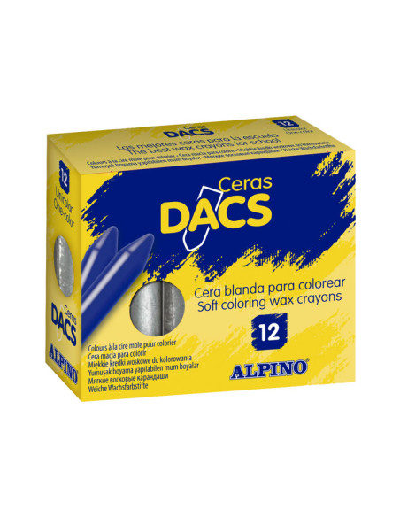 CAJA 12 CERAS DACS ALPINO