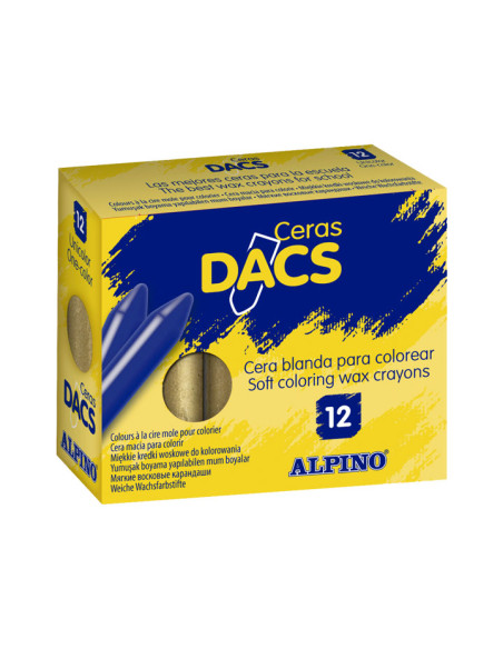 CAJA 12 CERAS DACS ALPINO
