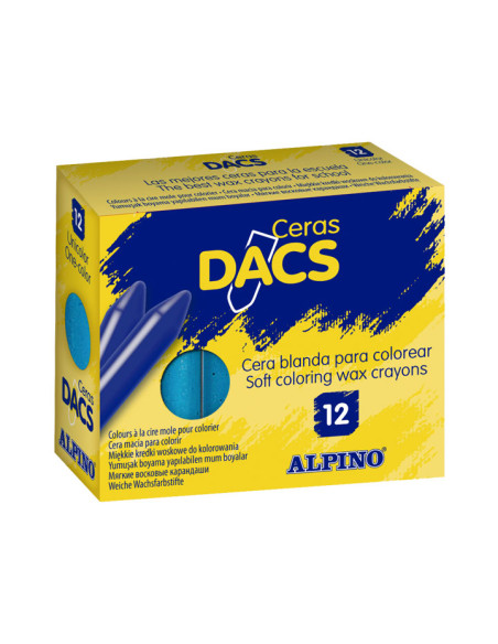 CAJA 12 CERAS DACS ALPINO