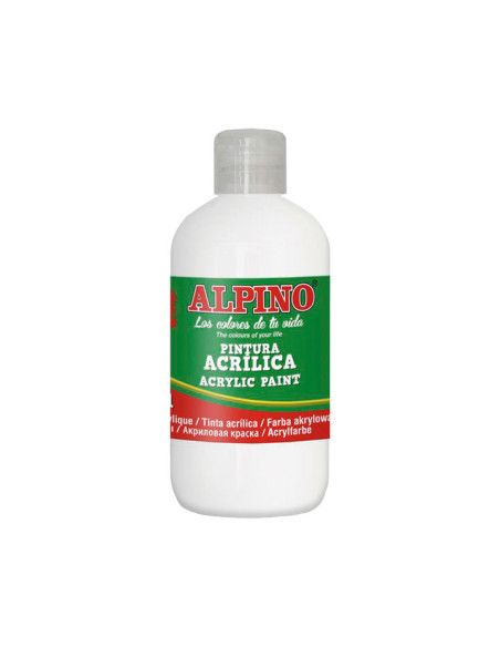 BOTELLA PINTURA ACRÍLICA ALPINO 250ml