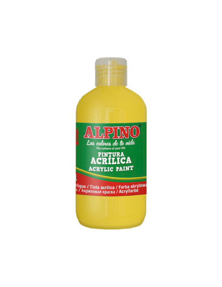 BOTELLA PINTURA ACRÍLICA ALPINO 250ml
