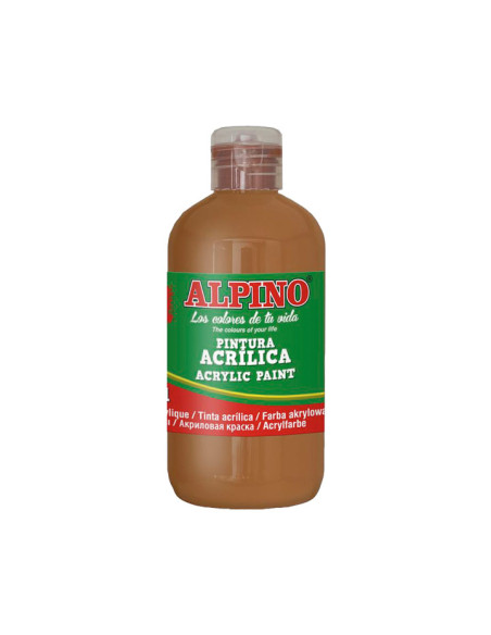 BOTELLA PINTURA ACRÍLICA ALPINO 250ml