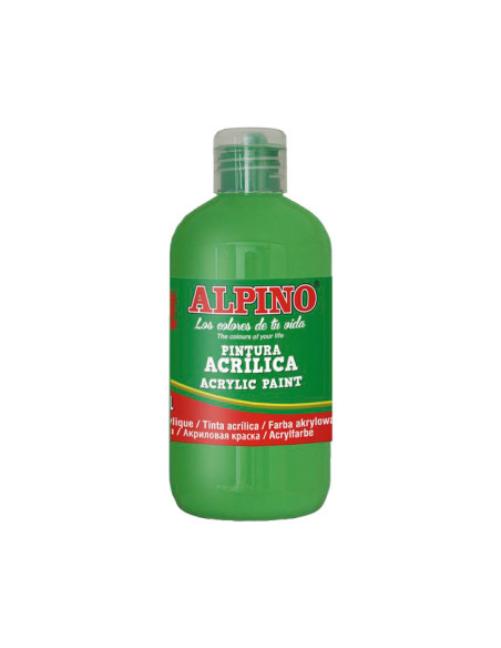 BOTELLA PINTURA ACRÍLICA ALPINO 250ml