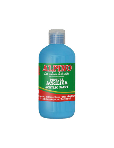 BOTELLA PINTURA ACRÍLICA ALPINO 250ml