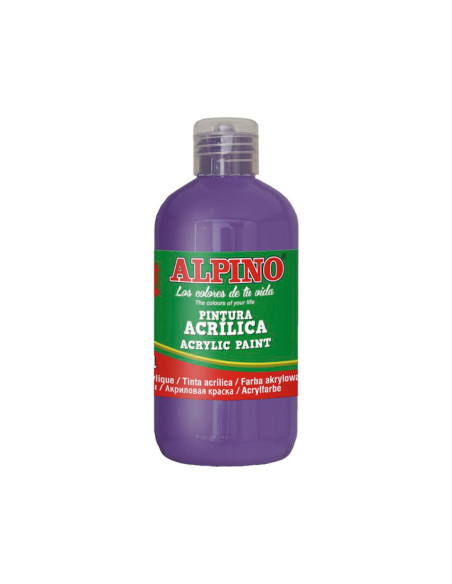 BOTELLA PINTURA ACRÍLICA ALPINO 250ml