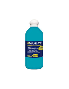 MANLEY TÉMPERA PREPARADA AZUL BOTELLA DE 500ML