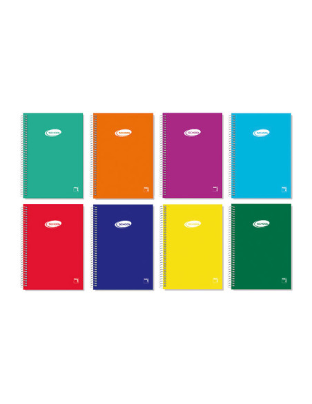 BLOC PACSA BASIC tapa NORMAL 4 80h CUADRIC3x3 60g SURTIDO 10 col