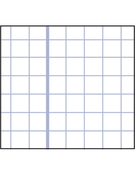 BLOC PACSA BASIC tapa NORMAL 4 80h CUADRIC3x3 60g SURTIDO 10 col