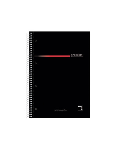 CUADERNO PACSA PREMIUM 160h A4 MICROPERFORADO 5x5 CON GRECA