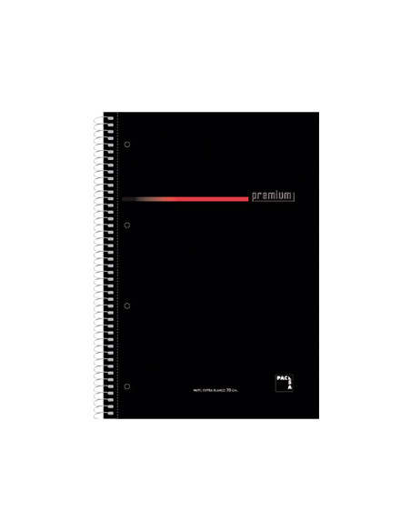 CUADERNO PACSA PREMIUM 160h A4 MICROPERFORADO 5x5 CON GRECA