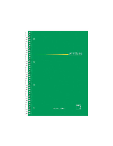 CUADERNO PACSA PREMIUM 160h A4 MICROPERFORADO 5x5 CON GRECA