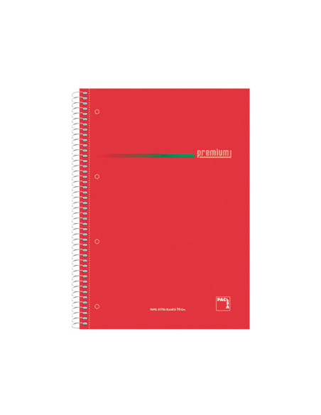 CUADERNO PACSA PREMIUM 160h A4 MICROPERFORADO 5x5 CON GRECA