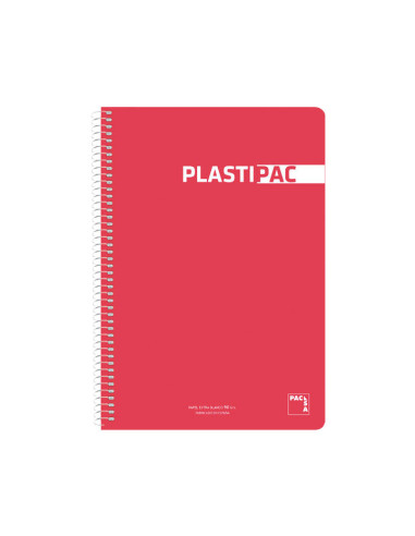 CUADERNO PACSA PLASTIPAC F PAUTA 25 80h