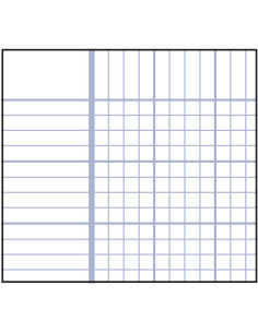 CUADERNO PACSA BASIC F 2x2x16 CON MÁRGEN 2