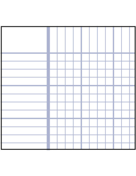 CUADERNO PACSA BASIC F 2x2x16 CON MÁRGEN