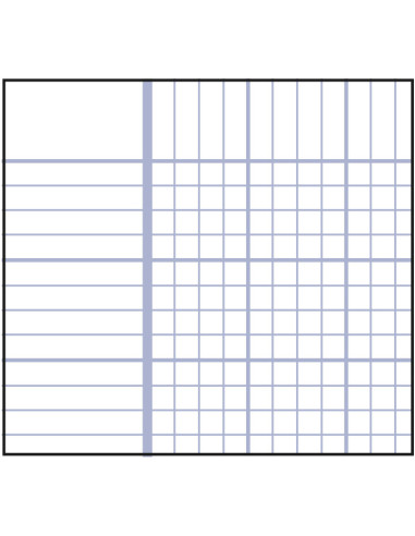 CUADERNO PACSA PLASTIPAC F MILIMETRADO 80h